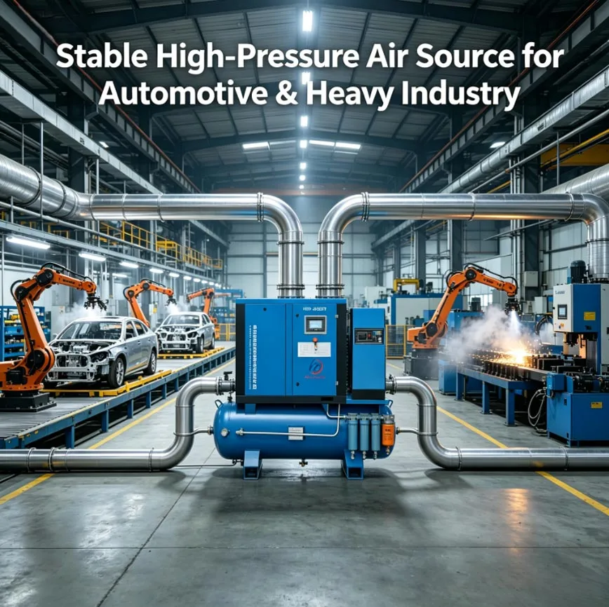 50 HP Two Stage Screw Air Compressor