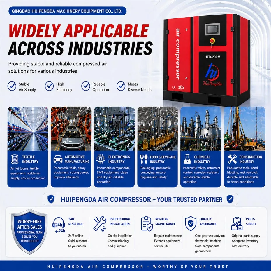 500-liter screw compressor