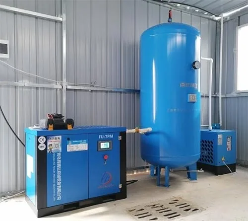500-liter screw compressor