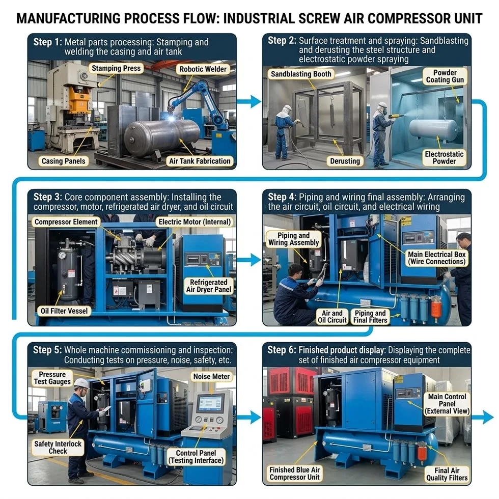 Fully Automatic Air Compressor