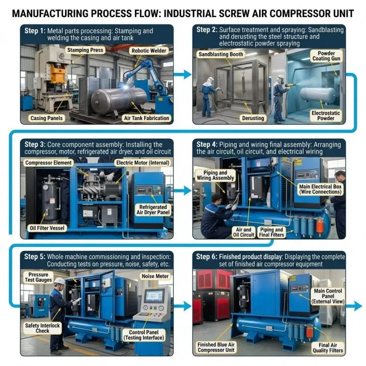 Plug and Play Screw Air Compressor